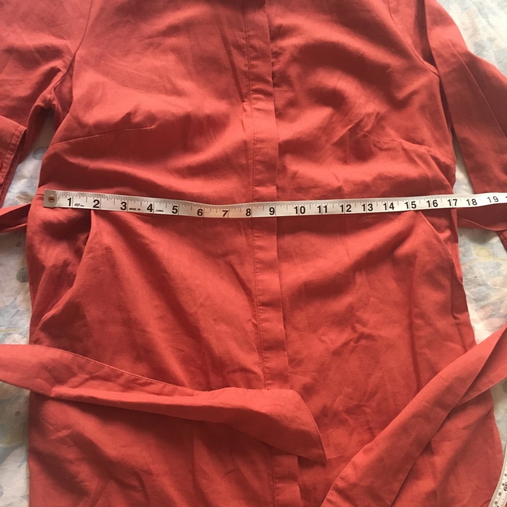 NWT Boden Freya Rust Linen Shirt Dress 6P - Picture 7 of 15